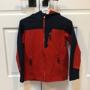 Lands’ End kids spring/fall hooded jacket size medium 10-12